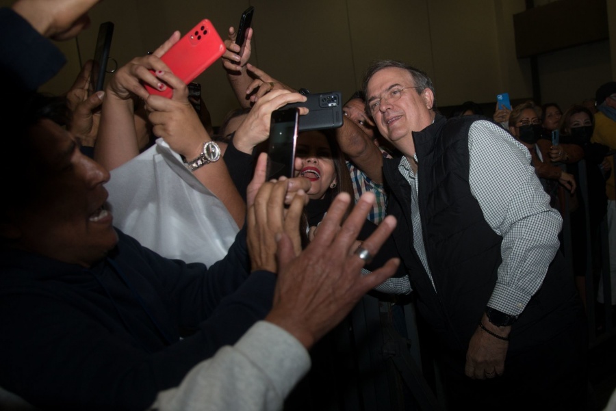 “Marcelinas” apoyan al canciller Ebrard rumbo al 2024