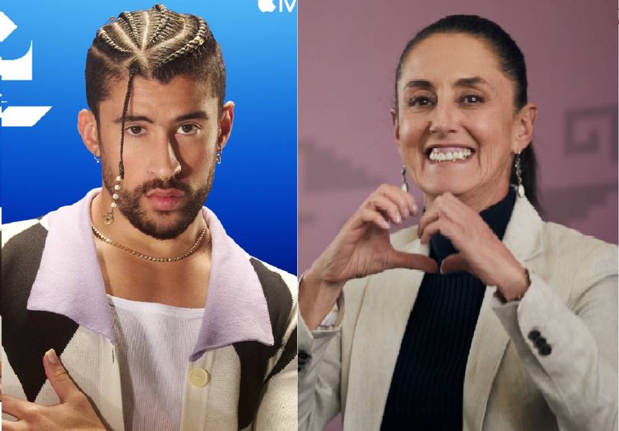 Sheinbaum buscó a Bad Bunny para cantar en el Zócalo, pero no tenía fechas
