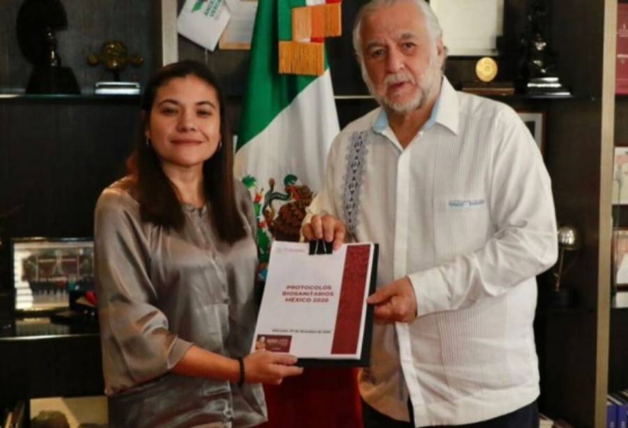 México entrega a Honduras protocolos biosanitarios