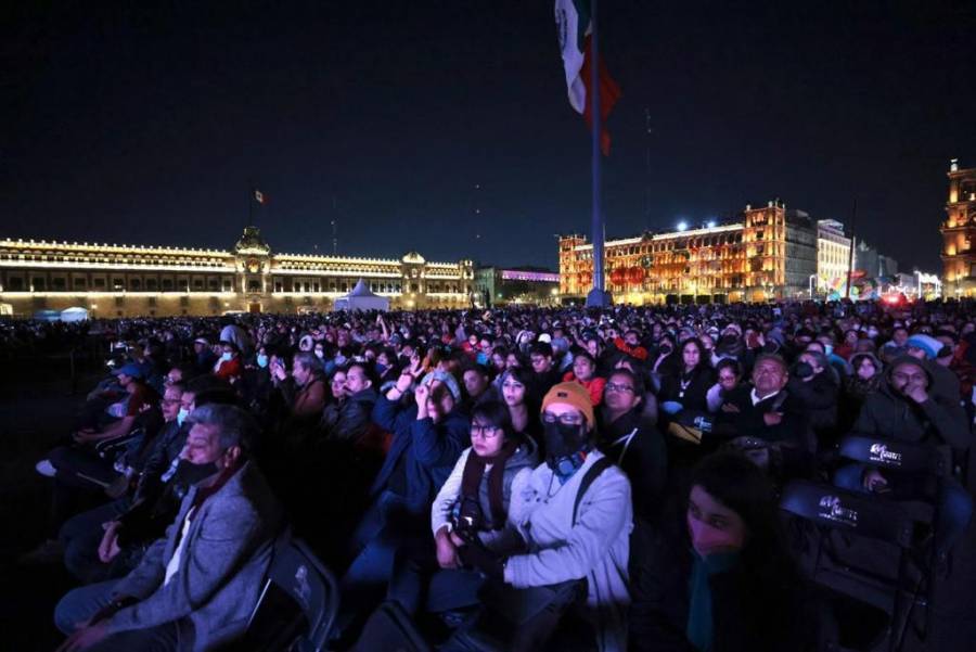Coros y Orquesta Monumental de PILARES y Faros reunieron a 12 mil personas en el Zócalo