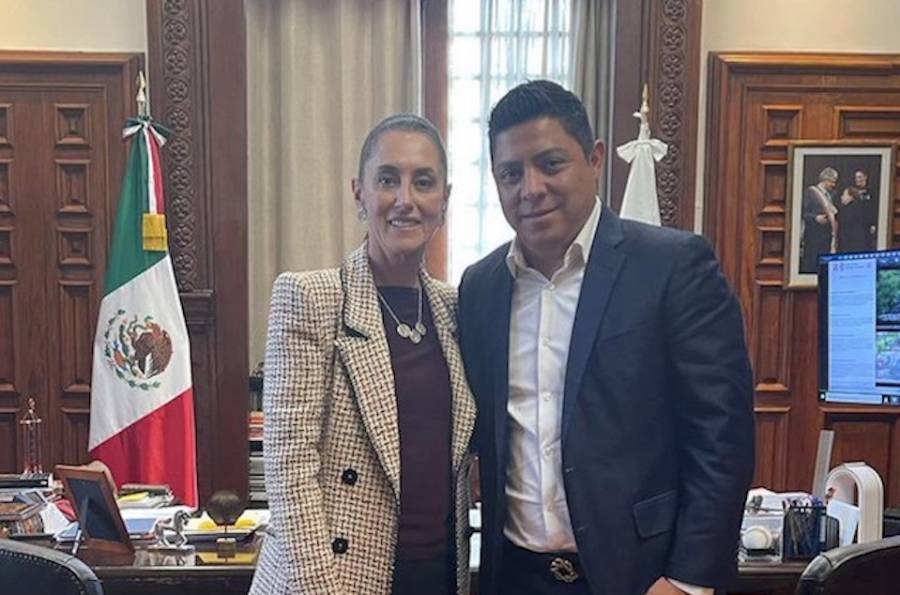 Sheinbaum se reúne con Ricardo Gallardo, gobernador de SLP