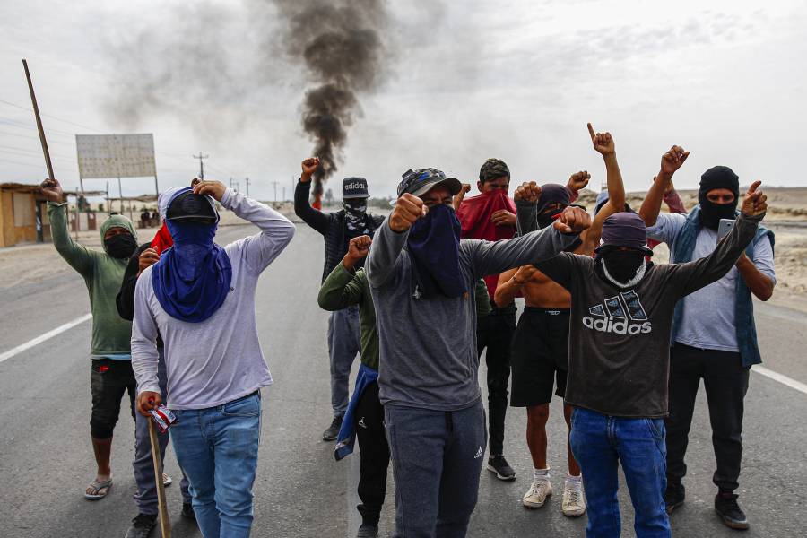 Simpatizantes de Castillo toman planta compresora de gas natural en Perú