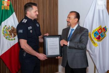 USAID premia trabajo de la polic&iacute;a de Atizap&aacute;n de Zaragoza