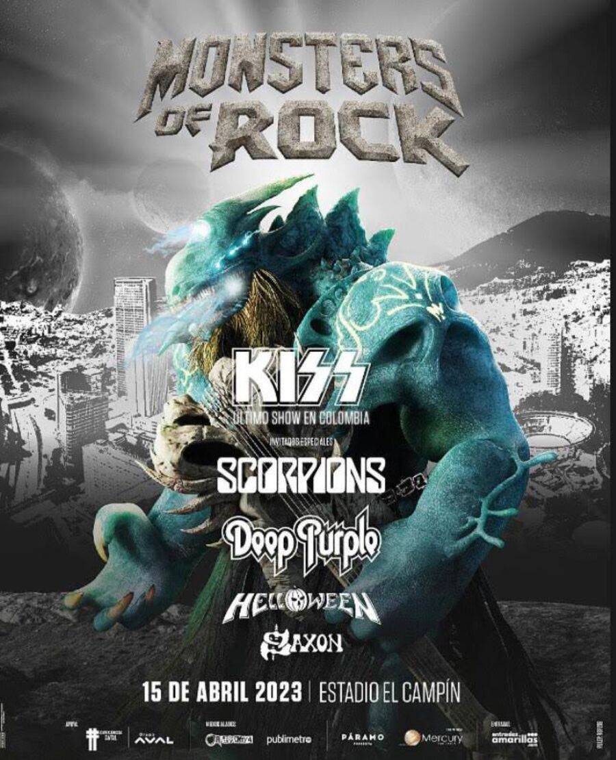 Kiss, Scorpions, Helloween, Deep Purple y Saxon: los Monstruos del Rock en El Campín