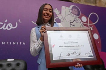 Katya Echazarreta y Morena buscan impulsar desarrollo de tecnolog&iacute;a espacial mexicana