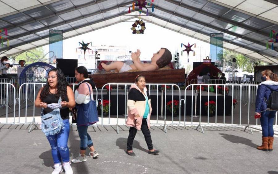 ¡De Iztapalapa para el mundo! Llega Niño Dios gigante en la alcaldía