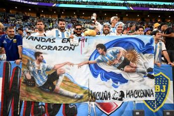 C&aacute;balas y cruces, los argentinos palpitan la final con Francia