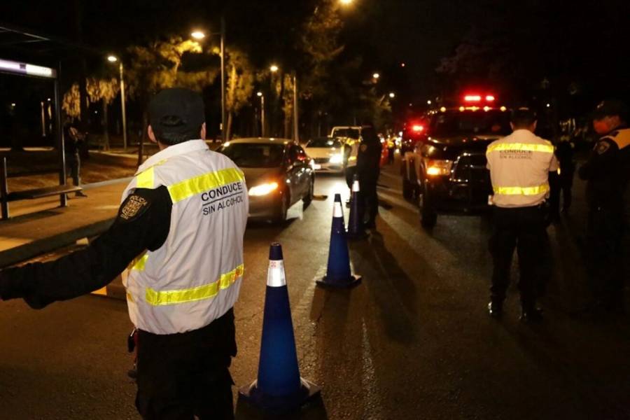 880 conductores superaron el límite permitido de alchocol: SSC-CDMX