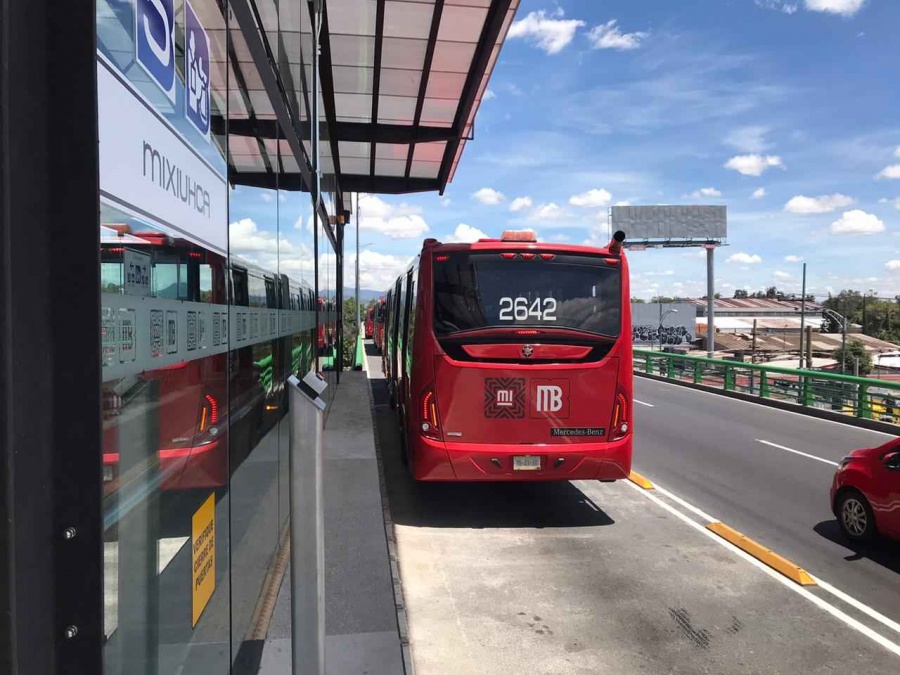 Metrobús promueve cultura de protección civil en instalaciones del Sistema de Movilidad