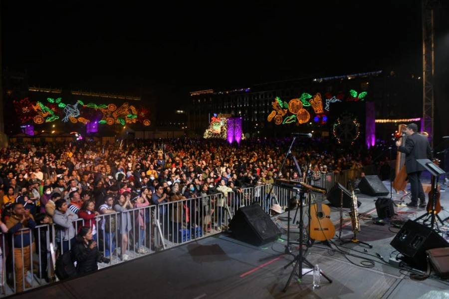 SC invita a población a disfrutar de juegos, pastorelas y conciertos en la Verbena Navideña del Zócalo Capitalino