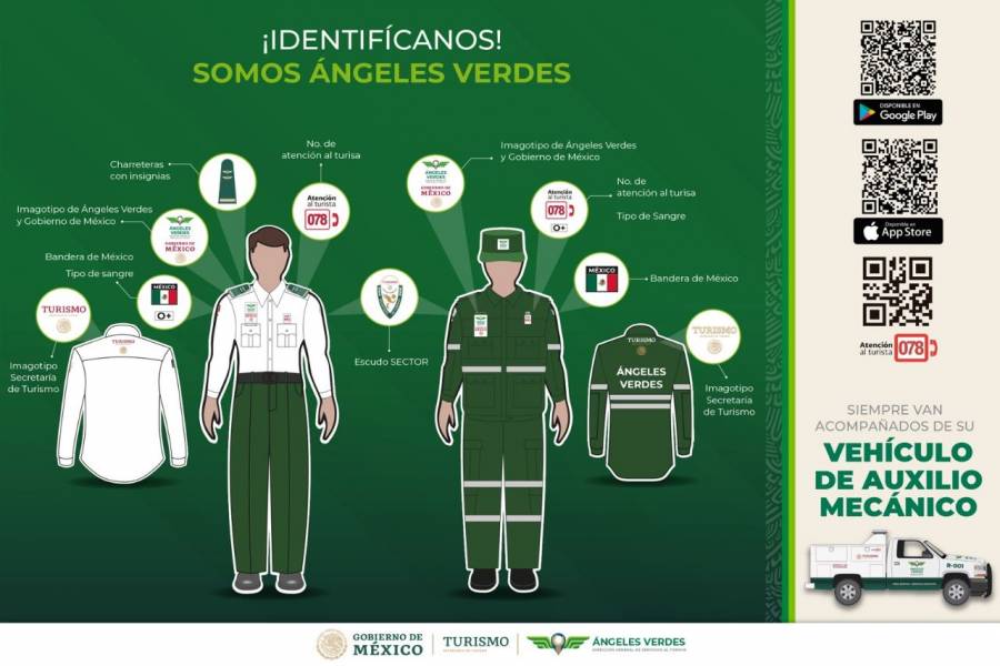 Nueva imagen de los Ángeles Verdes facilitará su identificación por parte de los turistas carreteros