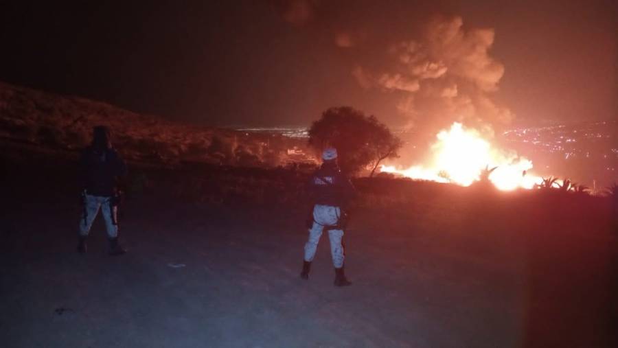 Guardia Nacional aplica Plan GN-A en Hidalgo luego de explosión
