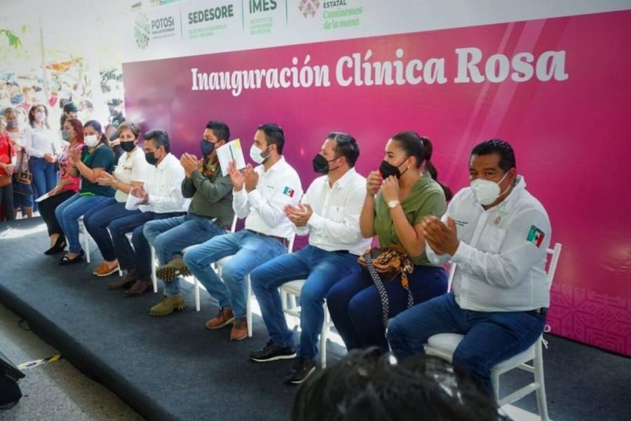 Gobierno del estado habilita “Clínicas Rosa” en San Luis Potosí