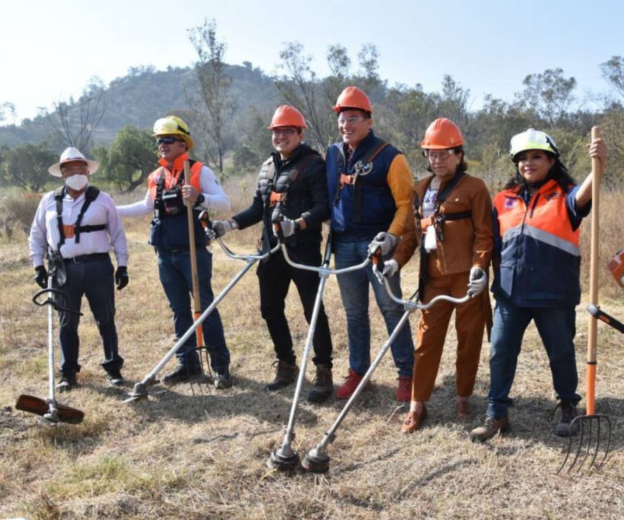 Realiza trabajos de prevención de incendios en 100 hectáreas del Cerro de la Estrella