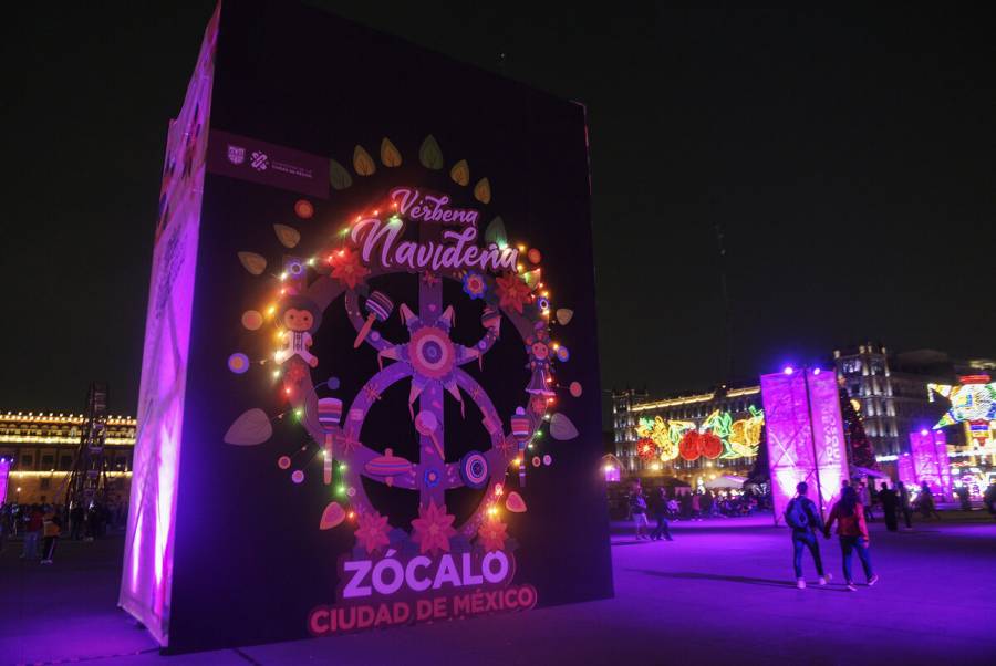 Verbena navideña tendrá jornada especial el 24 de diciembre en el Zócalo de la CDMX