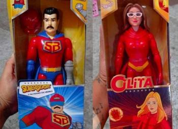 Regalan en Venezuela mu&ntilde;ecos de Nicol&aacute;s Maduro y su esposa Cilia Flores
