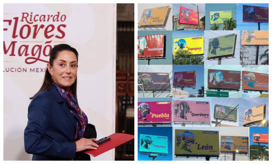 Simpatizantes de Sheinbaum bajarán espectaculares #EsClaudia