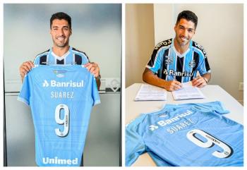 Uruguayo Luis Su&aacute;rez ficha con Gremio de Brasil