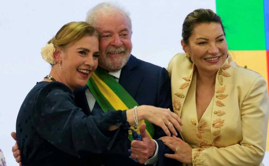Gutiérrez Muller acude a tomar de posesión de Lula Da Silva