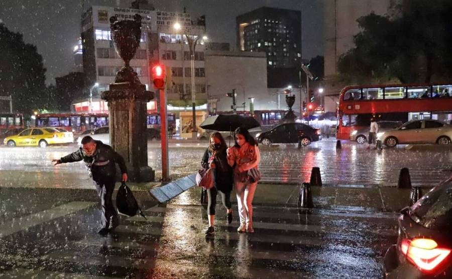 Habrá lluvias hoy en CDMX