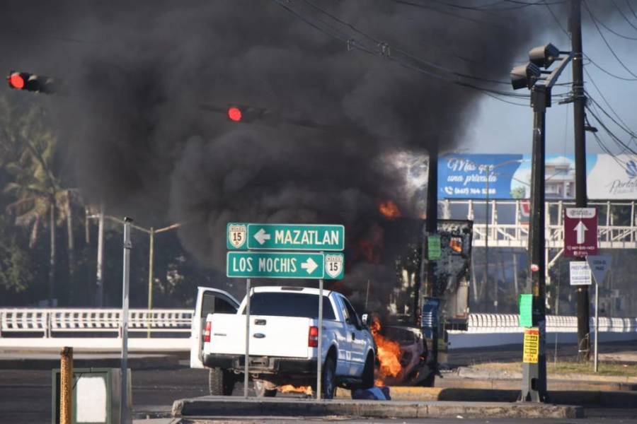 Detención de Ovidio Guzmán genera 19 bloqueos en Culiacán