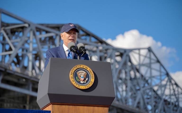 Llegó Biden a principal zona de cruces