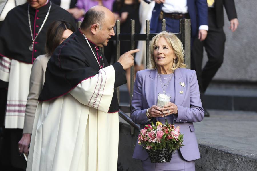 Así trascurrió visita de Jill Biden a la Basílica de Guadalupe