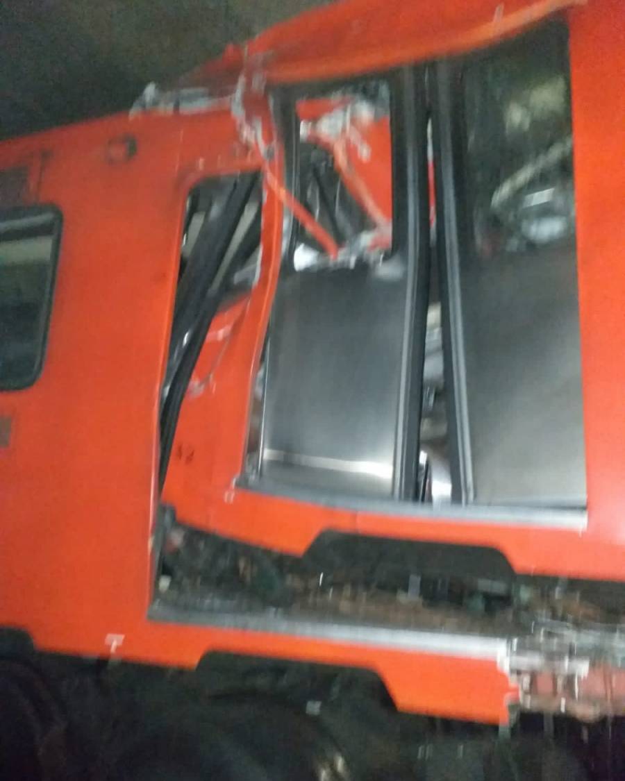 Continuará suspendido servicio en tramo donde chocaron trenes de la Línea 3