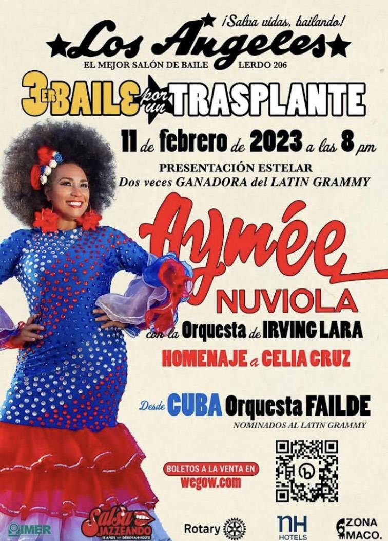 ANUNCIAN EL TERCER BAILE ALTRUISTA POR UN TRASPLANTE CON DOS GRANDES FIGURAS DE LA MÚSICA CUBANA EN EL SALÓN LOS ÁNGELES