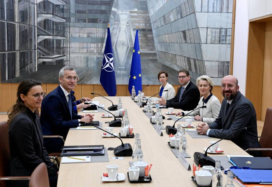 La UE y la OTAN se comprometen a aumentar el apoyo a Ucrania