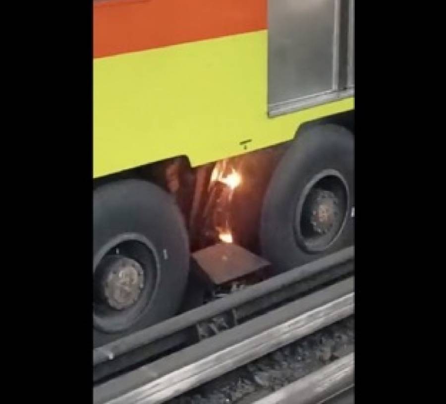 Desalojan tren en la Línea 5 del Metro por un cortocircuito