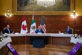 AMLO, Biden y Trudeau acuerdan integrar comité para sustituir importaciones en América del Norte