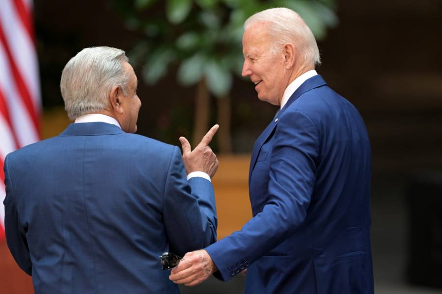 Usted es el primer Presidente que no construye un metro de muro y le agradezco: AMLO a Biden