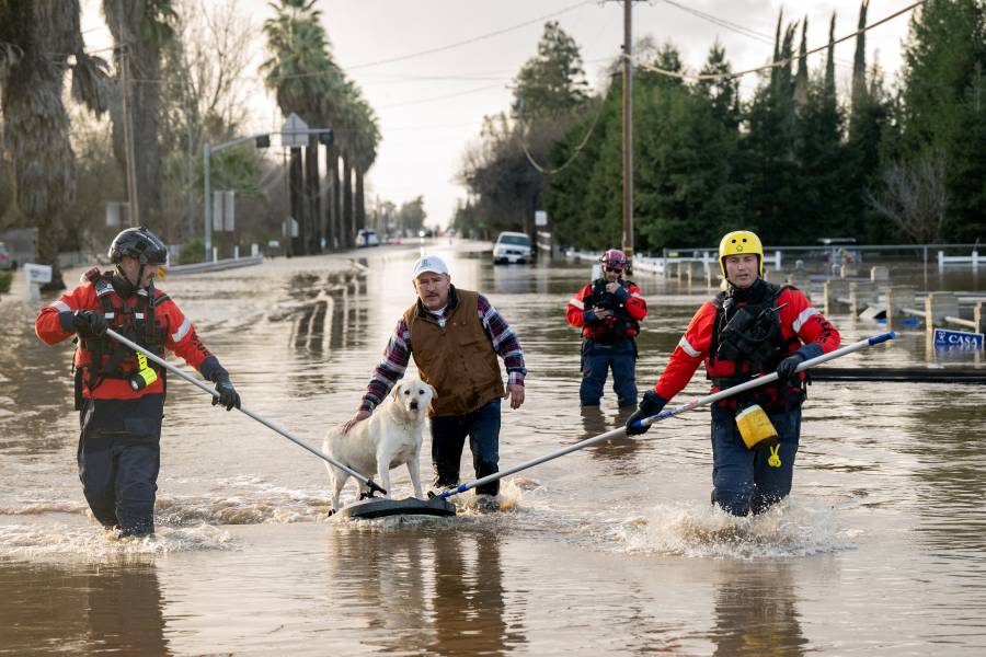 Ciclón amenaza con nuevas inundaciones en California