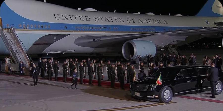 Luego de dejar a Biden en AIFA, reportan que Air Force One voló al AICM: Usuarios de redes