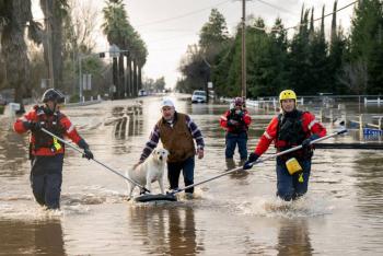 Cicl&oacute;n amenaza con nuevas inundaciones en California