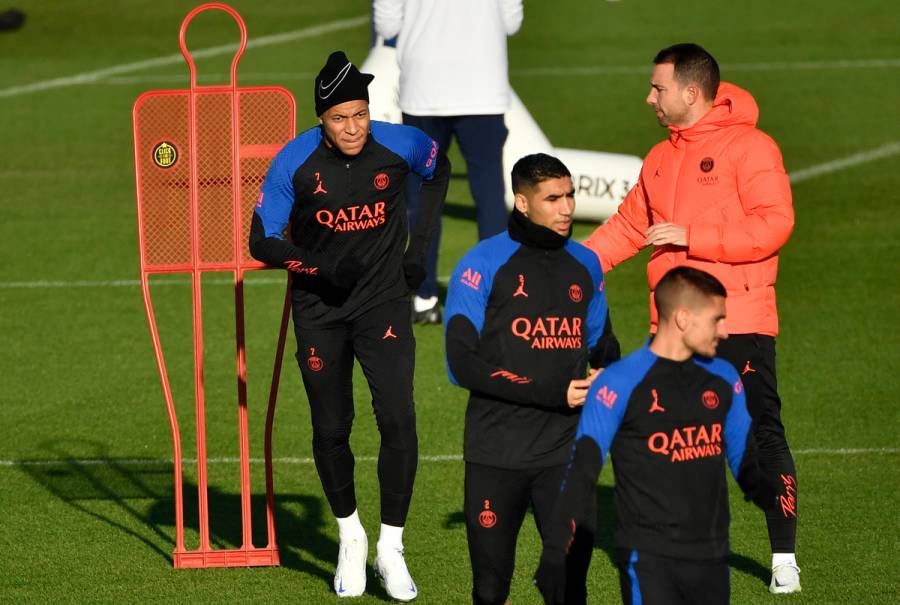 Mbappé y Hakimi vuelven a los entrenamientos del PSG