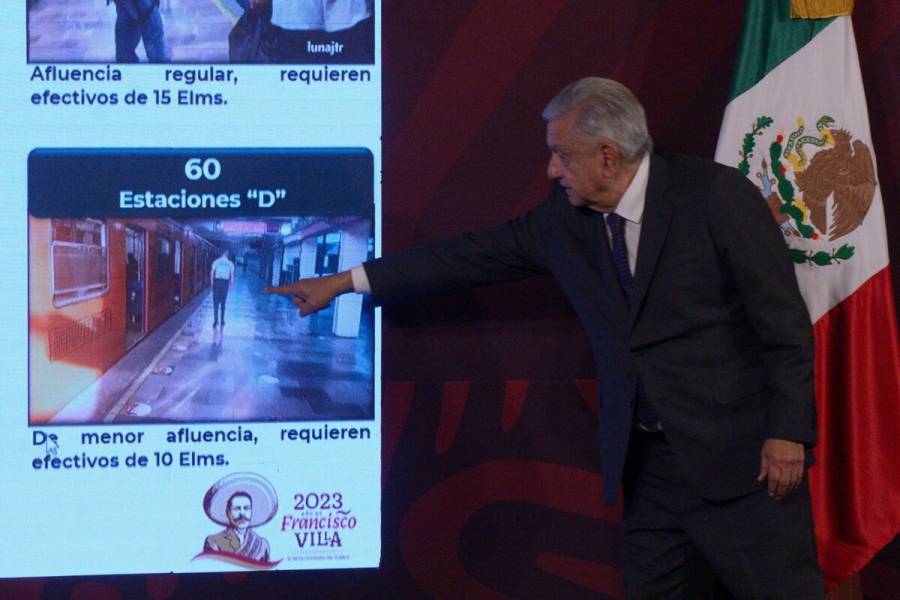 Guardia Nacional en el Metro está para proteger como principal labor: AMLO