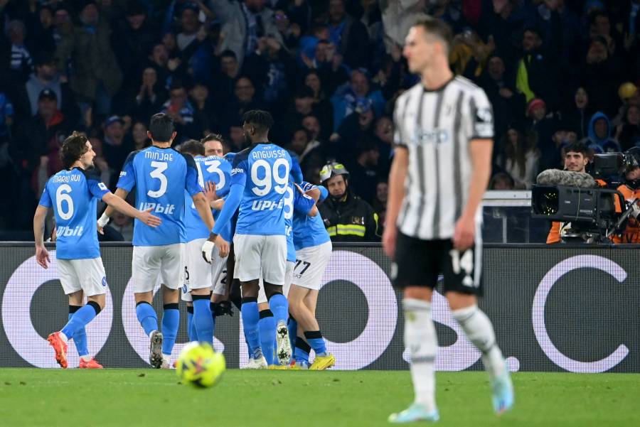 Napoli aplasta a la Juventus y se distancia en la Serie A