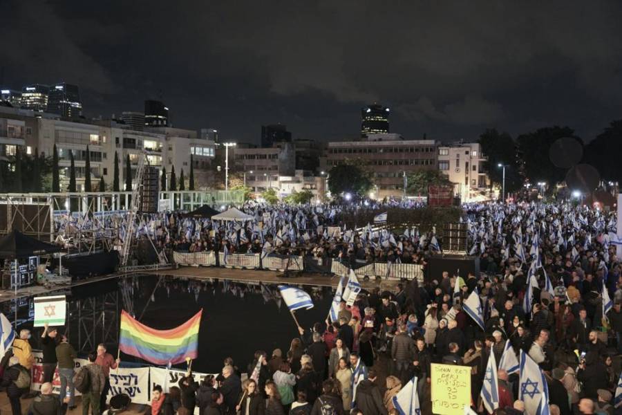 Protestan contra reforma a sistema judicial en Israel