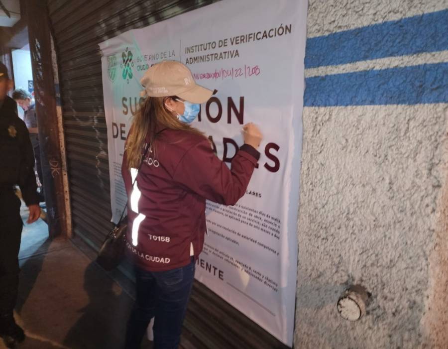 Suspende INVEA tres establecimientos en Gustavo A. Madero