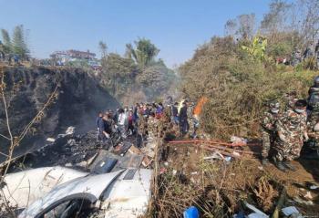 SRE lamenta avionazo en Nepal