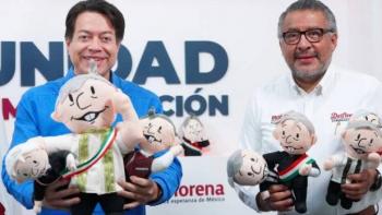 Mario Delgado dice “s&iacute;” a mu&ntilde;ecos del presidente