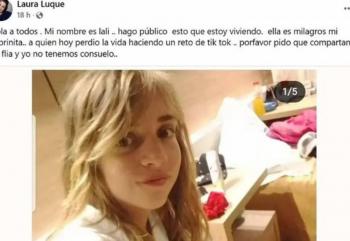 Ni&ntilde;a de 12 a&ntilde;os muri&oacute; por realizar reto viral de TikTok
