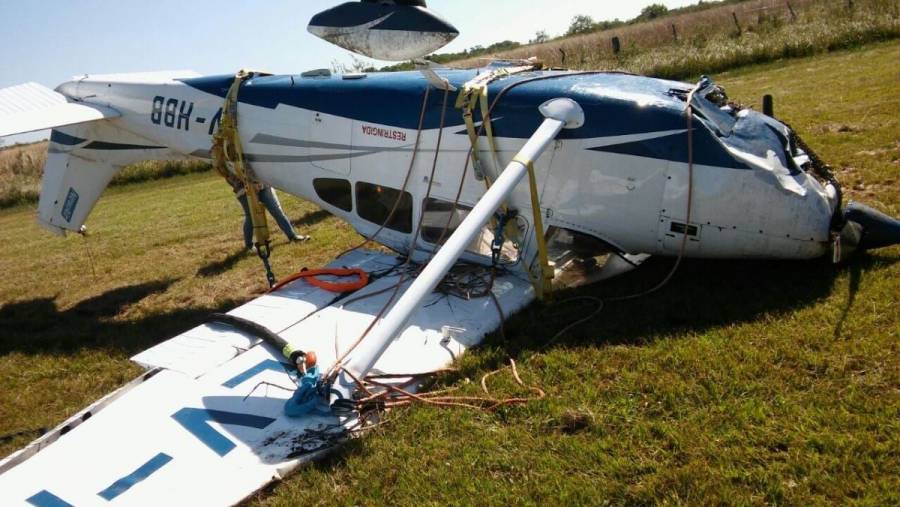 Cae avioneta robada en Argentina