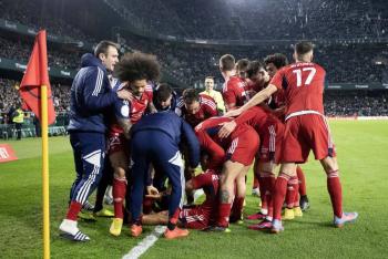 Osasuna elimina en penales al Betis, vigente campe&oacute;n de la Copa del Rey