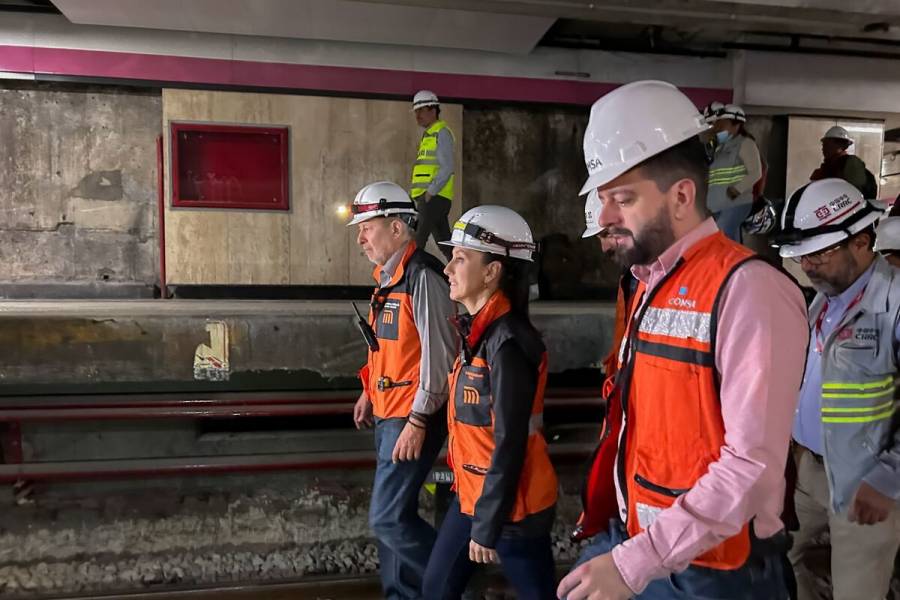Reportan avance del 50% en Línea 1 del Metro