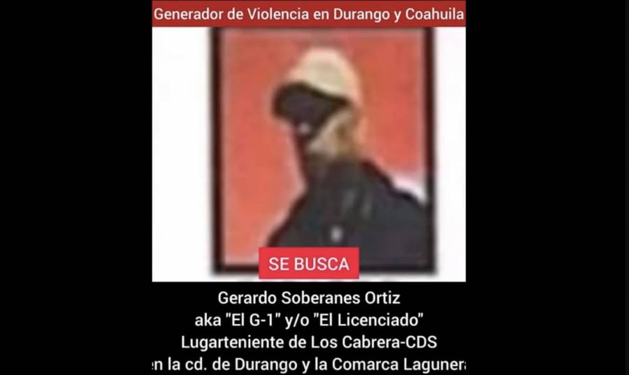 Capturan a “El G1”, integrante de una célula del Cártel de Sinaloa