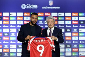 Memphis Depay ya es oficialmente jugador del Atl&eacute;tico de Madrid