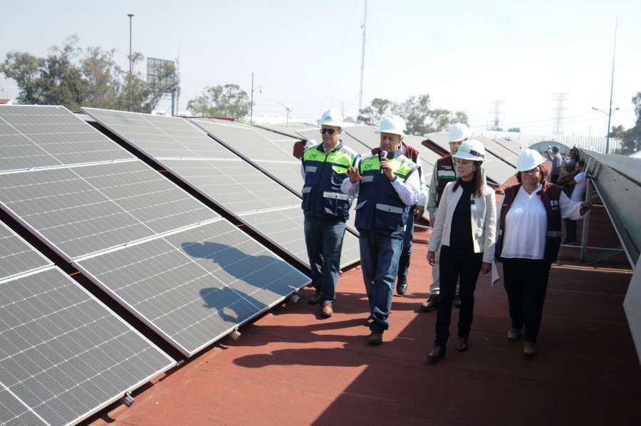 En febrero inician operaciones la primera etapa de la Central Fotovoltaica en la Central de Abastos